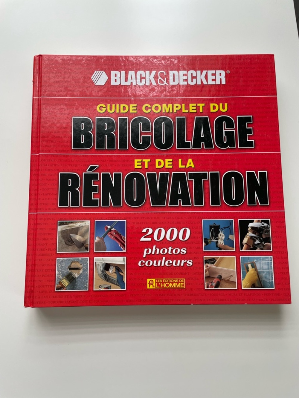 Black & Decker Red and Black Bricolage & Rénovation Guide